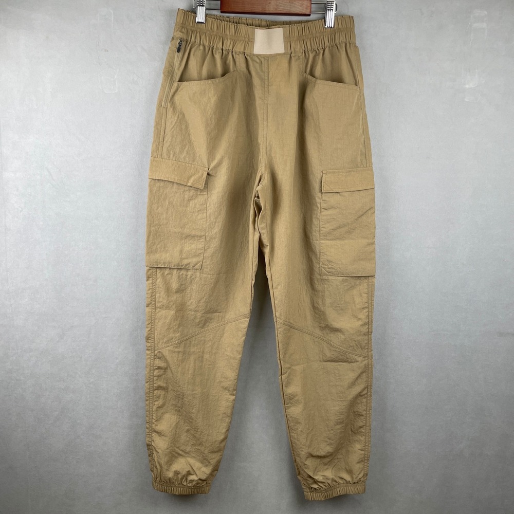 PrAna Womens Crossback Pant 2064521 Nomad Tan Recycled Nylon Cargo Joggers S RG